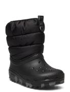 Classic Neo Puff Boot T Vinterstøvletter Pull On Black Crocs