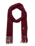 Lambswool Scarf Accessories Scarves Winter Scarves Red Lyle & Scott