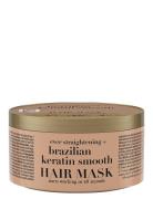 Brazilian Keratin Smooth Hair Mask Hårmaske Nude Ogx