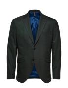 Slhslim-Mylostate Flex Green Blz B Suits & Blazers Blazers Single Brea...