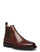 St Fairkon Chelsea Boot Støvletter Chelsea Boot Brown GANT