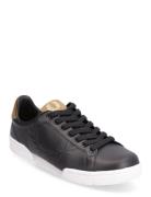 B721 Leather/Branded Lave Sneakers Black Fred Perry