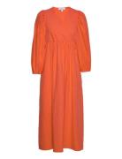 Felice Dress Knelang Kjole Orange EDITED