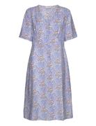 Fqcarey-Dress Knelang Kjole Blue FREE/QUENT