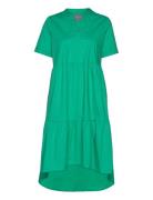 Cuodette Dress Knelang Kjole Green Culture