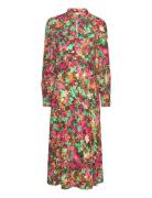 Yasming Ls Midi Dress S. Knelang Kjole Multi/patterned YAS