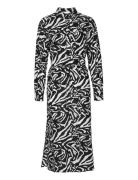 Tilde Dress Cotton Knelang Kjole Multi/patterned Noella