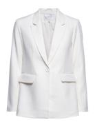 Bluris Ls Blazer Noos Blazers Single Breasted Blazers White YAS