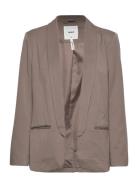 Objlisa L/S Blazer Blazers Single Breasted Blazers Brown Object