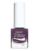 7Day Hybrid Polish 7298 Neglelakk Sminke Purple Depend Cosmetic