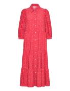 Cynthia Midi Dress Smaller Isa Knelang Kjole Red LEVI´S Women