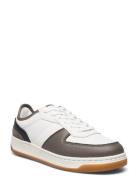 Combined Leather Trainers Lave Sneakers Grey Mango