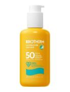 Waterlover Sun Milk Spf50 Solkrem Kropp Nude Biotherm