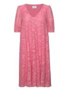 Nuryle Dress Knelang Kjole Pink Nümph
