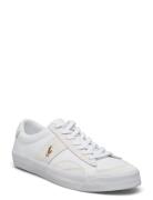 Sayer Canvas & Suede Sneaker Lave Sneakers White Polo Ralph Lauren