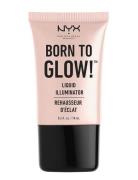 Born To Glow Liquid Illuminator Highlighter Contour Sminke Pink NYX Pr...