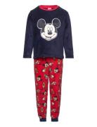 Pyjalong  Pyjamas Sett Red Mickey Mouse