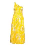 Khalani Midi Dress Knelang Kjole Yellow Faithfull The Brand
