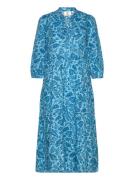 Annienn Dress Knelang Kjole Blue Noa Noa