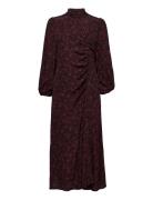 Isagz Long Dress Knelang Kjole Purple Gestuz