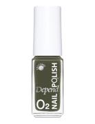 Minilack Oxygen Färg A750 Neglelakk Sminke Khaki Green Depend Cosmetic