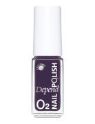 Minilack Oxygen Färg A746 Neglelakk Sminke Blue Depend Cosmetic