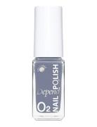 Minilack Oxygen Färg A747 Neglelakk Sminke Blue Depend Cosmetic