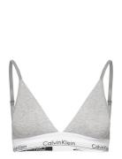 Ll Triangle Lingerie Bras & Tops Soft Bras Bralette Grey Calvin Klein
