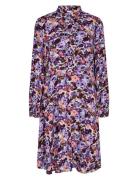 Nuwera Short Dress Knelang Kjole Purple Nümph