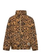 Leopard Fleece Jacket Outerwear Fleece Outerwear Fleece Jackets Multi/...