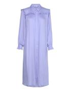 Srrohira Midi Dress Knelang Kjole Blue Soft Rebels