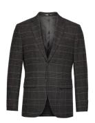 Slhslim-Eli Check Wool Blz B Noos Suits & Blazers Blazers Single Breas...