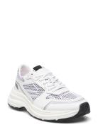 Slfabby Leather Trainer Lave Sneakers White Selected Femme
