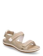 D Sandal Vega A Flate Sandaler Beige GEOX