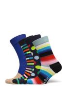 4-Pack New Classic Socks Gift Set Lingerie Socks Regular Socks Black H...