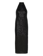 Objyasmine S/L Long Dress 130 Knelang Kjole Black Object