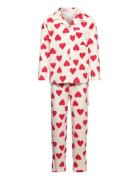 Pajama Hearts Pyjamas Sett Multi/patterned Lindex