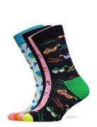 4-Pack Tropical Day Socks Gift Set Underwear Socks Regular Socks Multi...