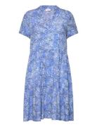 Edasz Ss Dress Knelang Kjole Blue Saint Tropez