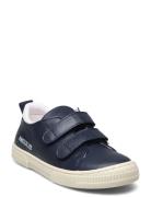 Shoes - Flat - With Velcro Lave Sneakers Blue ANGULUS