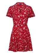 Nautical-Motif Minidress Kort Kjole Red Polo Ralph Lauren