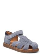 Sandals - Flat - Closed Toe - Shoes Summer Shoes Sandals Blue ANGULUS