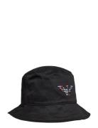 Unisex Cap Swimwear Accessories Headwear Bucket Hats Black Emporio Arm...