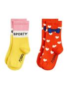 Sporty 2-Pack Socks Sokker Strømper Multi/patterned Mini Rodini