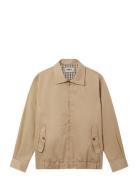 Harrington Jacket Tynn Jakke Beige Pompeii