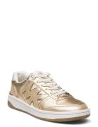 Rebel Lace Up Lave Sneakers Gold Michael Kors