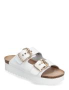 Greta Flate Sandaler White SWEEKS