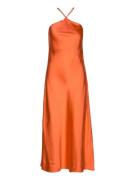 Enpapaya Sl Midi Dress 6984 Knelang Kjole Orange Envii