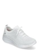 Womens Ultra Flex 3.0 - Lets Dance Lave Sneakers White Skechers