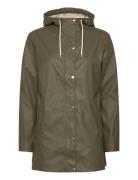 Rain Jacket Outerwear Rainwear Rain Coats Green Ilse Jacobsen